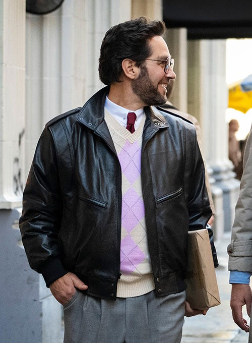 Paul Rudd The Shrink Next Door Leather Jacket  Avanzar Leather