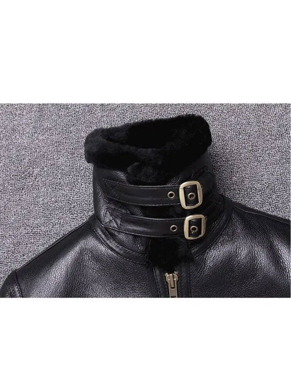 Men's Sheepskin Winter Fur Coat Jacket