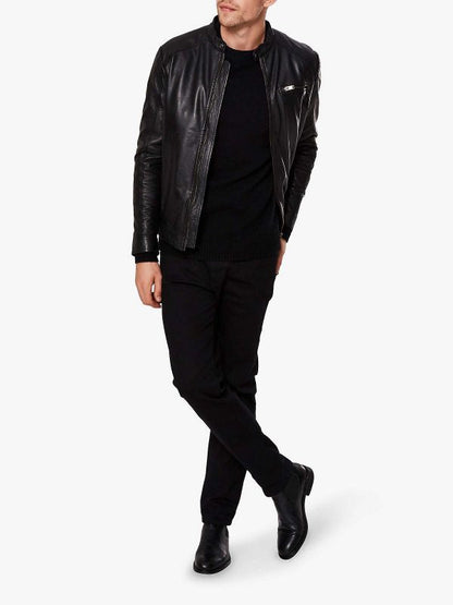 Majestic Black Jacket for Men by Avanzar