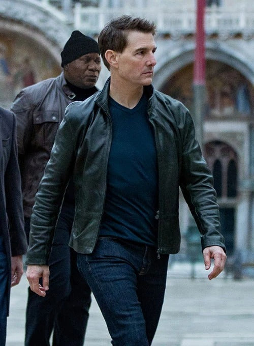 Tom Cruise Mission Impossible Dead Reckoning Leather Jacket  Avanzar Leather