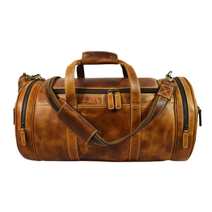 WanderLux Leather Carry-On Bag – Luxury and Convenience for Modern Travelers