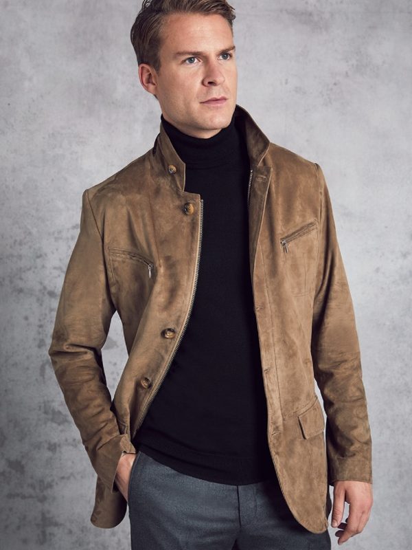 Premium Avanzar Brown Leather Jacket