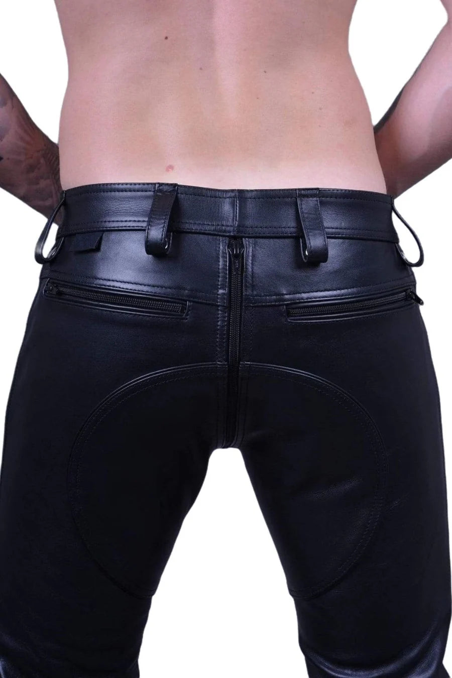 Men's Premium Black Real Leather Pants