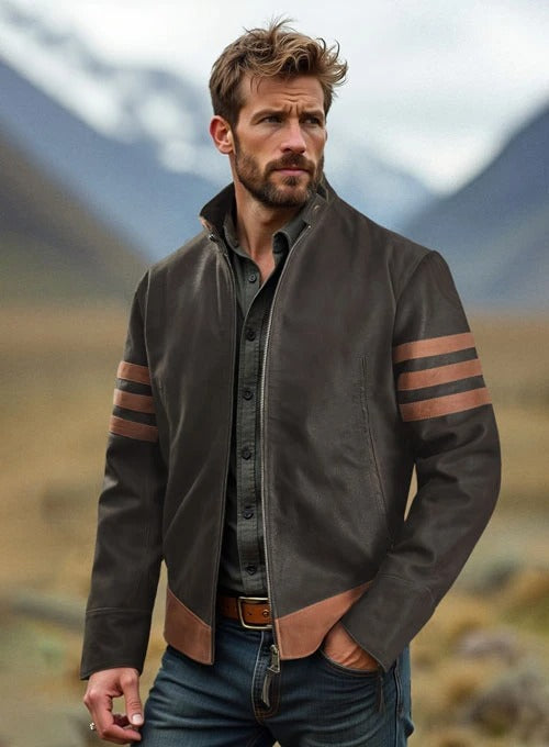 X-Men Origins Wolverine Leather Jacket  Avanzar Leather